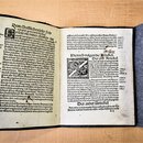 Originaldruck der "Zwölf Artikel" aus Memmingen aus dem Jahr 1525 am 19. Februar 2020 in Memmingen. 