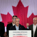 Der Vorsitzende der Liberalen Partei Kanadas, Mark Carney, spricht während seiner Wahlkampfauftaktveranstaltung.