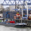 Containerterminal im Rheinhafen Krefeld,