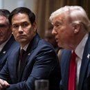 US Secretary of State Marco Rubio and US President Donald Trump. Rubio is focussing on isolation and maximum pressure to drive Maduro into a corner economically and politically.