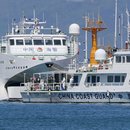 Ein Schiff der chinesischen Küstenwache am 28. April 2025.