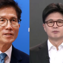 (Left) Kim Mun Soo, (right) Han Dong Hoon