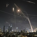  Tel Aviv under Iranian missile attack.
