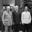 Winston Churchill, Harry Truman und Joseph Stalin 