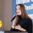 2022 Nobel Peace Laureate Ms. Oleksandra Matviichuk speaks at a public forum titled “Ukraine and Taiwan Experiences: The Resilience of Democracy”.