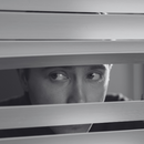 Peeking outside the window