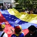 Demonstranten in Caracas, Venezuela, am 4. Januar 2026
