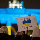 Demonstration Jahrestag Ukrainekrieg