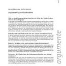 Argumente zum Mindestlohn