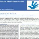 Fokus Menschenrechte: Zurück in der Zukunft