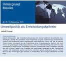Hintergrund Mexiko: Umweltpolitik als Entwicklungshelferin