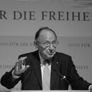 Hans-Dietrich Genscher bei der Stiftung für die Freiheit. 