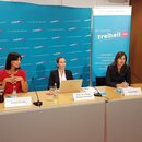 v. l.n.r.: Assol Urrutia, Frauke Brosius-Gersdorf und Annett Witte