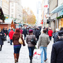 Fußgängerzone in Deutschland