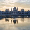 Das Parlamentsgebäude in Budapest 