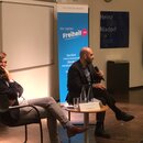 Ahmad Mansour (2.v.l.) in Hamburg.