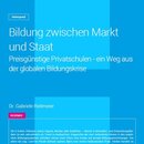 Hintergrund: Bildung zwischen Markt und Staat