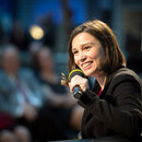 Zhanna Nemzowa auf dem Titelbild der liberal