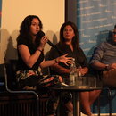 Die Start-up-Unternehmerinnen Henrietta Singer und Sara Neumann im Gespräch mit Helge Eikelmann