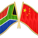 China Südafrika Flagge