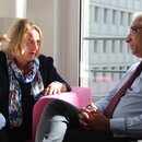 Sabine Leutheusser-Schnarrenberger im Gespräch mit Joseph Cannataci  