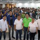 Group photo of the 'I am Free to Lead' panel and audience