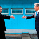 Kim Jong-un und Moon Jae-in 