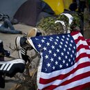 Ein Teilnehmer der Migrantenkarawane an der amerikanischen Grenze in Tijuana.