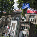 Ein Wahllokal der Europawahl in Warschau.