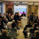 Fishbowl-Diskussion, organisiert vom Länderbüro Berlin-Brandenburg