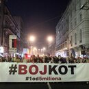 1 von 5 Millionen, Proteste Belgrad Serbien  