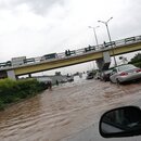 Flooded Road in Pakistan