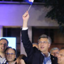 Prime Minister Plenković celebrates a surprise victory