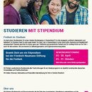 Poster Studieren mit Stipendium