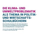 Die Klima- und Umweltproblematik in Politik- und Wirtschaftsschulbüchern
