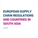 European Supply Chain Regulations  and Countries in South Asia