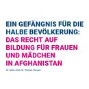 Das Recht auf Bildung für Frauen und Mädchen in Afghanistan