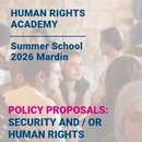 Human Rights Academy Summer School '26 Mardin: Security and/or Human Rights