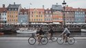 Fahrradfahrer in Kopenhagen