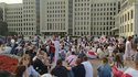 Demonstration in Belarus im August 2020