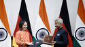 Annalena Baerbock, Bundesaußenministerin, und Subrahmanyam Jaishankar, Außenminister von Indien