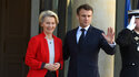 Der französische Präsident Emmanuel Macron und die Präsidentin der Europäischen Kommission Ursula von der Leyen