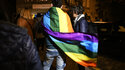 LGBTQ Kundgebung nach Mord in Bratislava