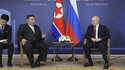 Der nordkoreanische Führer Kim Jong Un und der russische Präsident Wladimir Putin