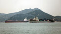 Containerschiffe im Suedchinesischen Meer