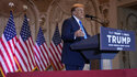 Der republikanische Präsidentschaftskandidat und ehemalige Präsident Donald Trump spricht auf einer Super Tuesday-Wahlparty am Dienstag, 5. März,