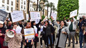 Women gather to mark the International Women's Day in Rabat, Morocco