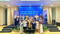 Participants of the Technical Guidance on Business and Human Rights Policy Regulations pose for a group photo after discussions on the development of Business and Human Rights regulations and the implementation of Human Rights Due Diligence in West Nusa Tenggara.