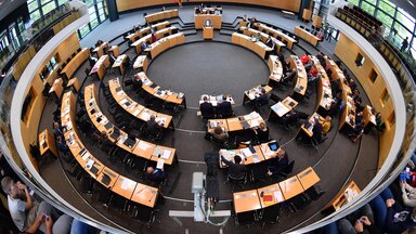 Plenarsaal des Thüringer Landtags