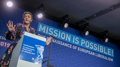 Margrethe Vestager beim ALDE-Parteitag